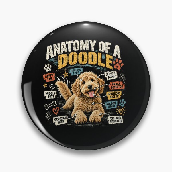 Artikelvorschau, Anatomie eines Doodle-Hundes Besitzer Haustiereltern Goldendoodle Labradoodle entworfen und verkauft von SkeletonsDanger.