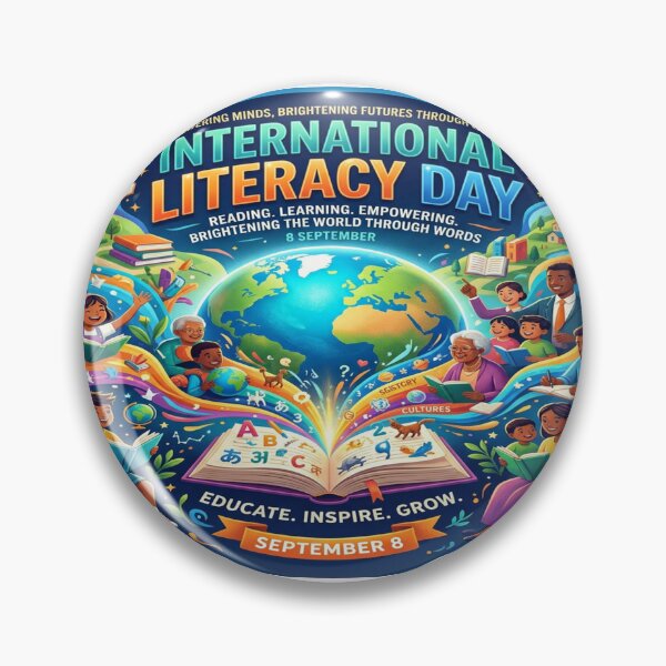 Item preview, Global Knowledge: Empowering Minds Through Literacy Day designed and sold by Solomon-Ent-144.
