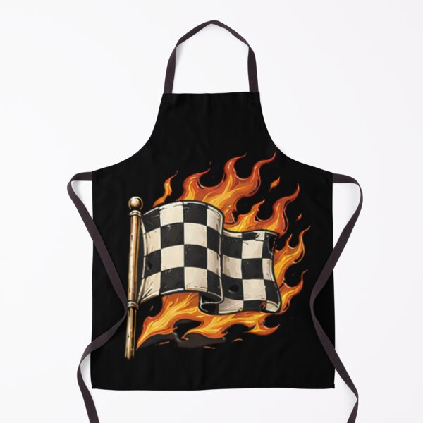 Item preview, Flaming Checkered Flag Racing Motorsport Speed designed and sold by Jt41.