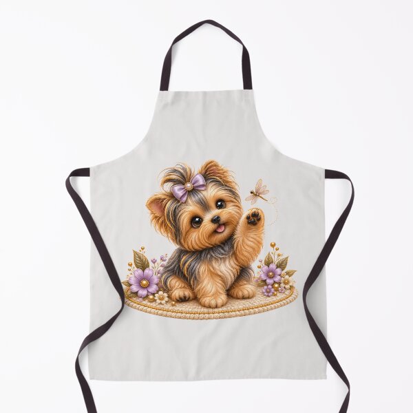 Artikelvorschau, Niedlicher Yorkshire Terrier & Libelle – Bezauberndes Design für Yorkie-Liebhaber entworfen und verkauft von HO•Designs.