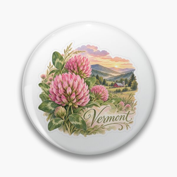 Item preview, Vermont Red Clover Green Mountain Farm designed and sold by Whimspired By Paxx.