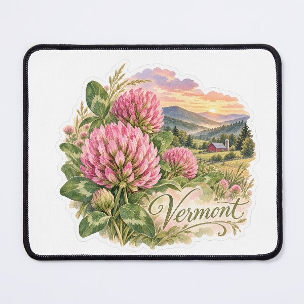 Item preview, Vermont Red Clover Green Mountain Farm designed and sold by Whimspired By Paxx.