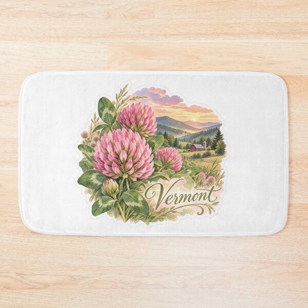Item preview, Vermont Red Clover Green Mountain Farm designed and sold by Whimspired By Paxx.