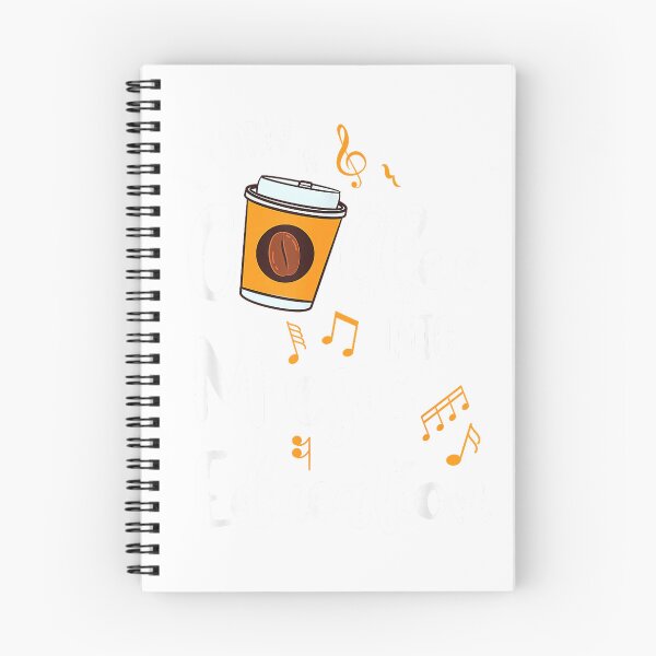 Item preview, I Turn Coffee Into Music Education Music Teacher Gift T-Shirt designed and sold by Cafe18.