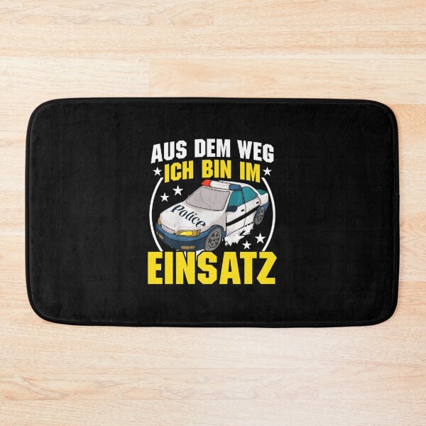 Item preview, Funny Police Car German Funny Saying designed and sold by tomsonlxozaeta.