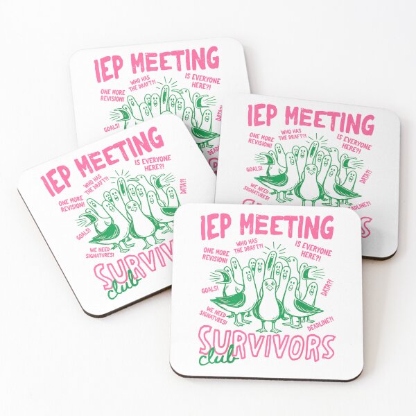 Item preview, IEP Meeting Survivors Club Funny Special Education Teacher T-Shirt designed and sold by Badriiiii.