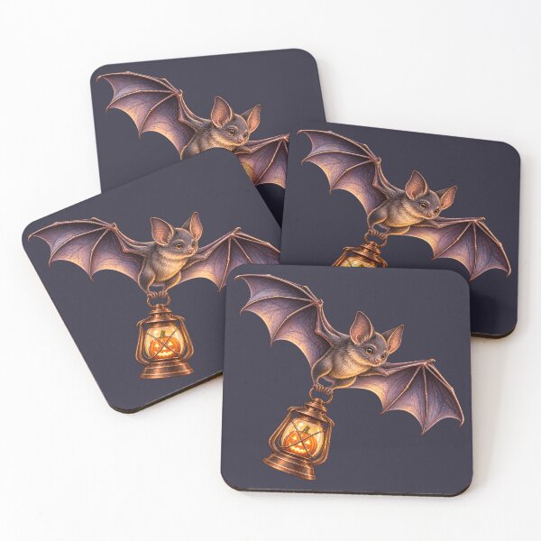 Item preview, Amberwing Courier Halloween Bat with Pumpkin Lantern designed and sold by PtdArt.