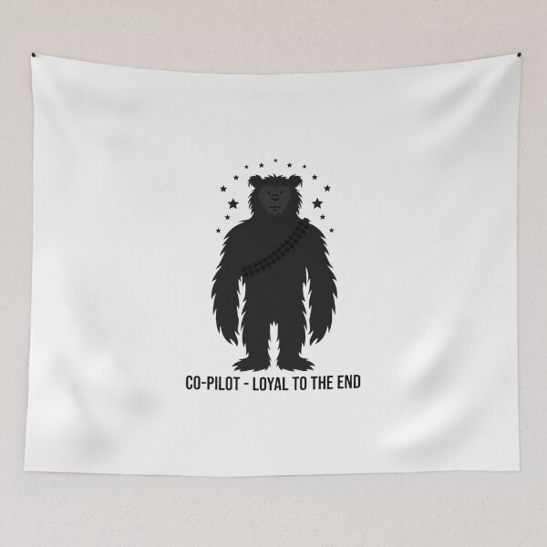 Item preview, Co-Pilot Chewy Bear designed and sold by GeeklyShirts.
