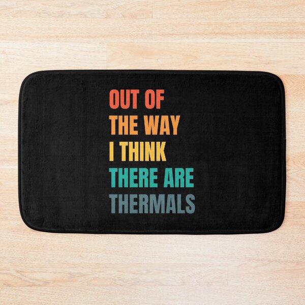 Item preview, Funny Retro Thermals Paragliding Pilot Aviation Quote Design designed and sold by englpsigoea.