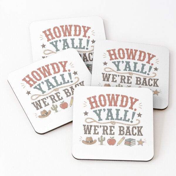 Item preview, Howdy Y'all We're Back Country Western Teacher Vintage T-Shirt designed and sold by KTY-NUSS.