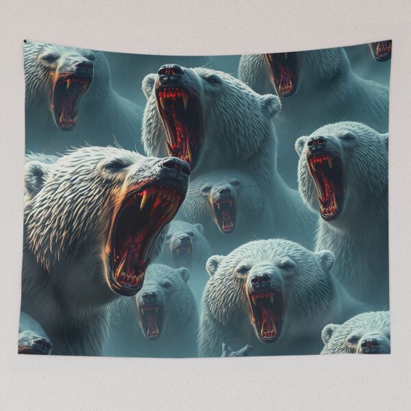 Item preview, Roaring Polar Bears designed and sold by pUNKnown.