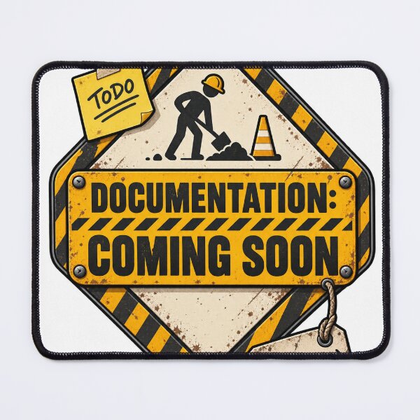 Item preview, Documentation Coming Soon Est 2019 Funny Dev Humor designed and sold by ys96.