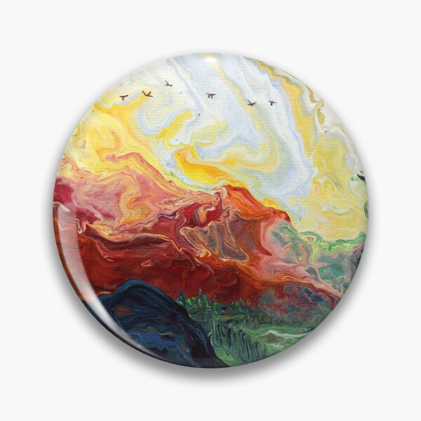 Item preview, Red Mountains at Sunrise designed and sold by BreezyZen.