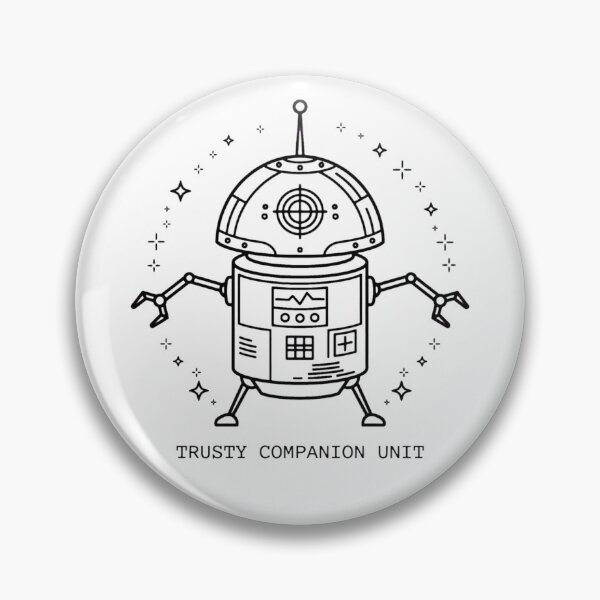 Item preview, Trusty Companion Droid designed and sold by GeeklyShirts.