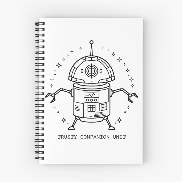 Item preview, Trusty Companion Droid designed and sold by GeeklyShirts.