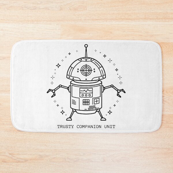 Item preview, Trusty Companion Droid designed and sold by GeeklyShirts.