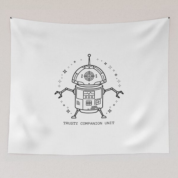 Item preview, Trusty Companion Droid designed and sold by GeeklyShirts.
