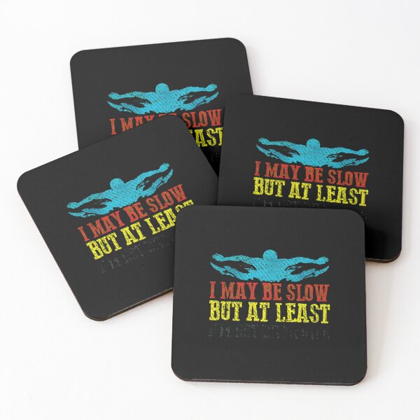 Item preview, Funny Swimmer I May Be Slow But Not Drowning designed and sold by englpsigoea.