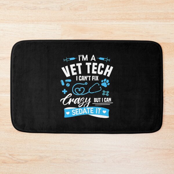 Item preview, Funny Vet Tech Sedate It Animal Care Medical Quote designed and sold by bellahrrmoling.