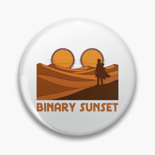 Item preview, Binary Sunset designed and sold by GeeklyShirts.
