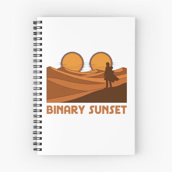 Item preview, Binary Sunset designed and sold by GeeklyShirts.