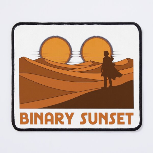 Item preview, Binary Sunset designed and sold by GeeklyShirts.