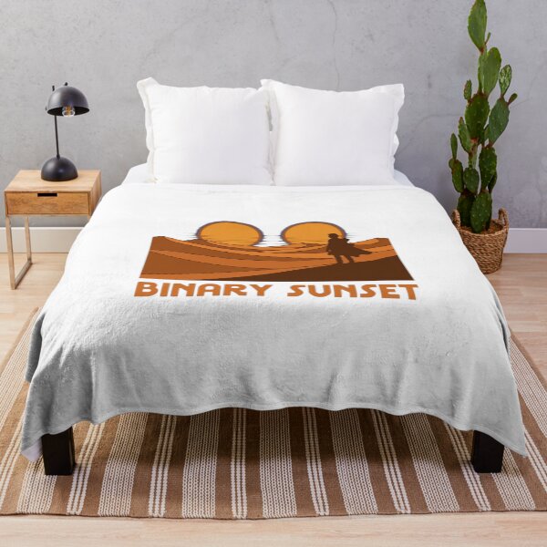 Item preview, Binary Sunset designed and sold by GeeklyShirts.