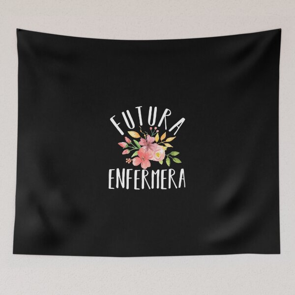 Item preview, Futura Enfermera Floral Watercolor Design designed and sold by bellahrrmoling.