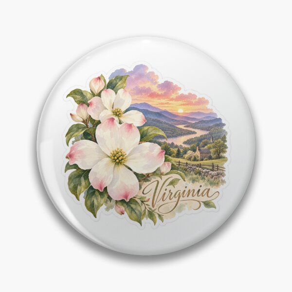 Item preview, Virginia Dogwood Shenandoah Valley designed and sold by Whimspired By Paxx.