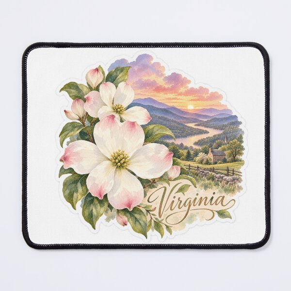Item preview, Virginia Dogwood Shenandoah Valley designed and sold by Whimspired By Paxx.