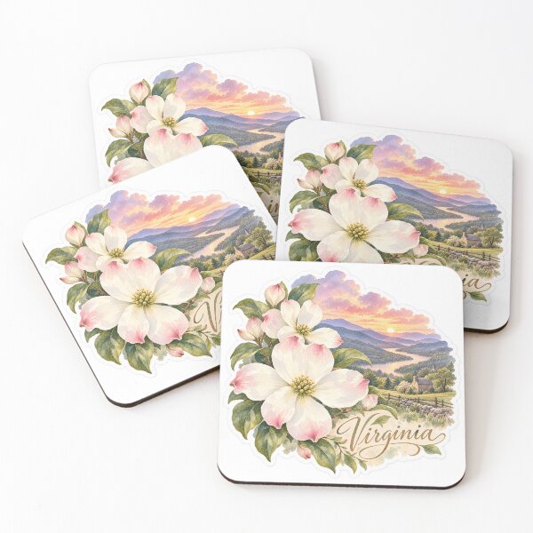 Item preview, Virginia Dogwood Shenandoah Valley designed and sold by Whimspired By Paxx.