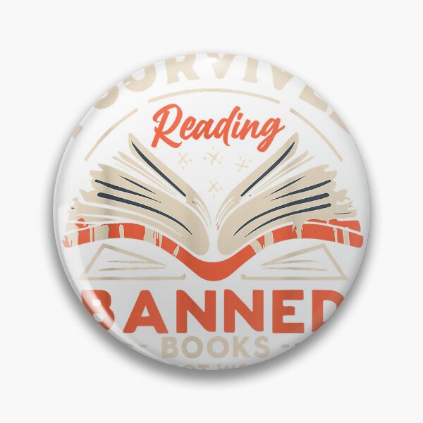 Item preview, I Survived Reading Banned Books Book Lover Retro Vintage T-Shirt designed and sold by KTY-NUSS.
