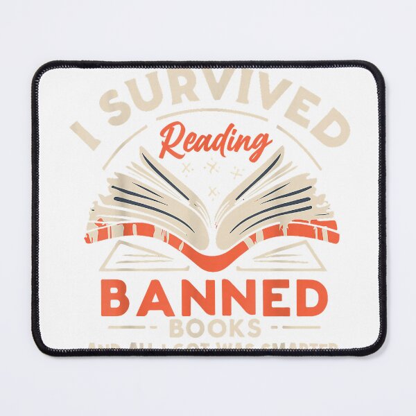 Item preview, I Survived Reading Banned Books Book Lover Retro Vintage T-Shirt designed and sold by KTY-NUSS.
