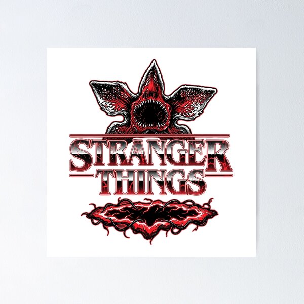 Item preview, Stranger Things Red Upside Down Logo designed and sold by EMBROIDERYPRINT.