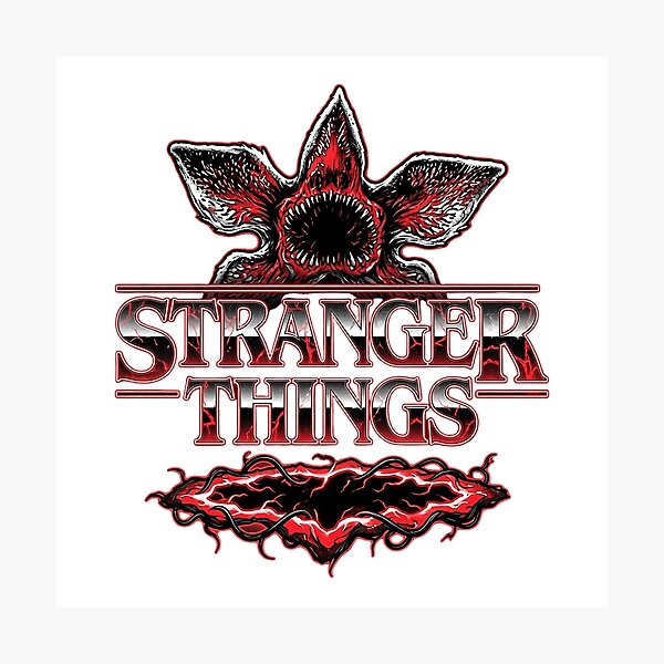 Item preview, Stranger Things Red Upside Down Logo designed and sold by EMBROIDERYPRINT.