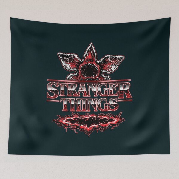 Item preview, Stranger Things Red Upside Down Logo designed and sold by EMBROIDERYPRINT.