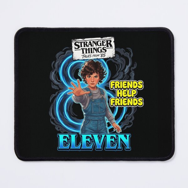 Item preview, Stranger Things Eleven Friends Help Friends designed and sold by EMBROIDERYPRINT.
