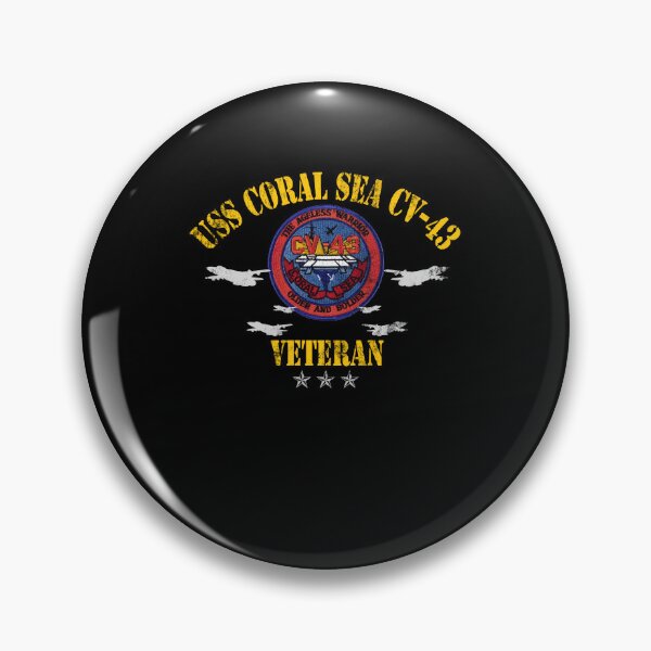 Item preview, USS Coral Sea CV-43 Veteran Aircraft Carrier Navy Graphic designed and sold by Osstaramilua.