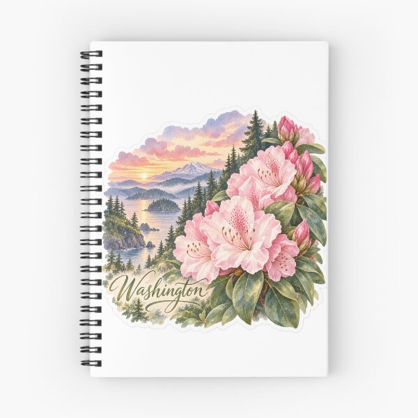 Item preview, Washington Rhododendrons Pacific Northwest designed and sold by Whimspired By Paxx.