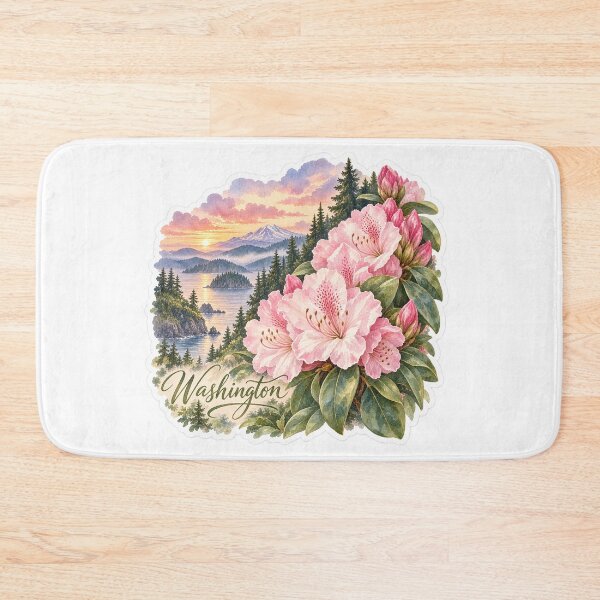 Item preview, Washington Rhododendrons Pacific Northwest designed and sold by Whimspired By Paxx.