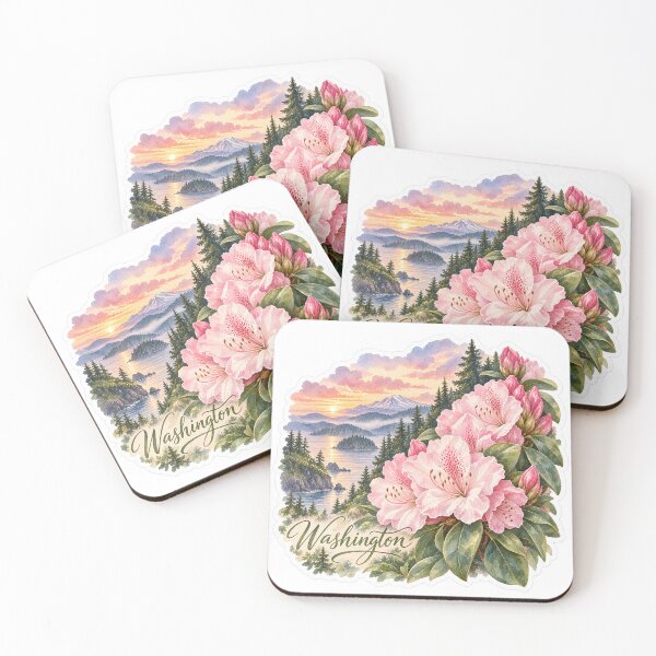 Item preview, Washington Rhododendrons Pacific Northwest designed and sold by Whimspired By Paxx.