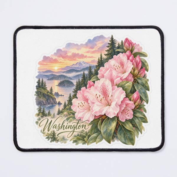 Item preview, Washington Rhododendrons Pacific Northwest designed and sold by Whimspired By Paxx.