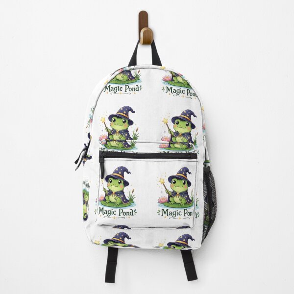 Item preview, Cute Frog Wizard Magic Pond Fantasy Magical Toad Witch Cute Animal designed and sold by Sanika arts .