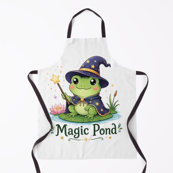 Item preview, Cute Frog Wizard Magic Pond Fantasy Magical Toad Witch Cute Animal designed and sold by Sanika arts .