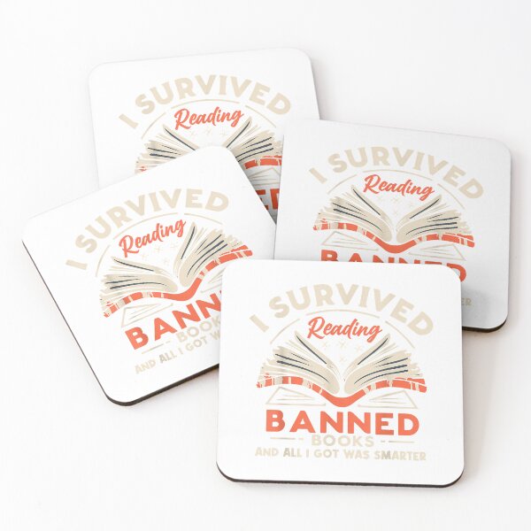 Item preview, I Survived Reading Banned Books Book Lover Retro Vintage T-Shirt designed and sold by KTY-NUSS.