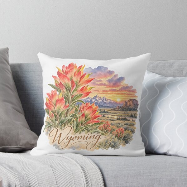 Item preview, Wyoming Indian Paintbrush Wild Western designed and sold by Whimspired By Paxx.
