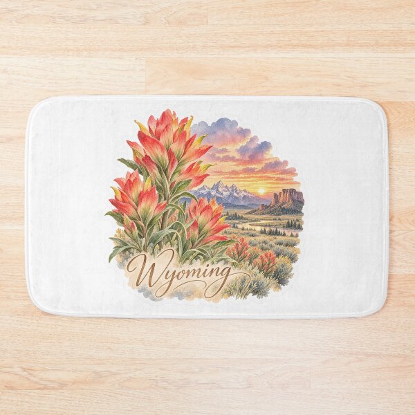Item preview, Wyoming Indian Paintbrush Wild Western designed and sold by Whimspired By Paxx.