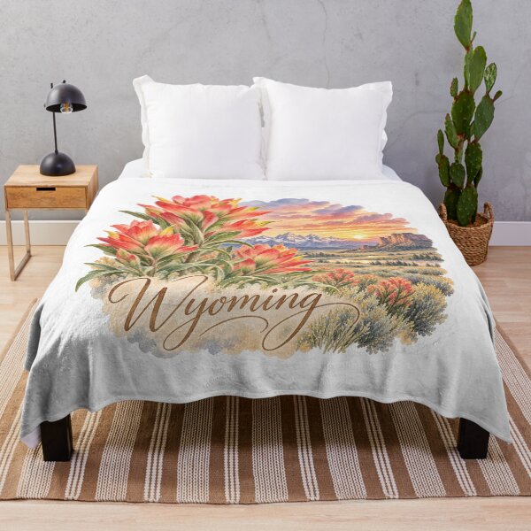Item preview, Wyoming Indian Paintbrush Wild Western designed and sold by Whimspired By Paxx.