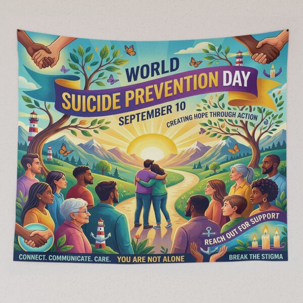 Item preview, Hope, Connection, and Unity for Suicide Prevention designed and sold by Solomon-Ent-144.
