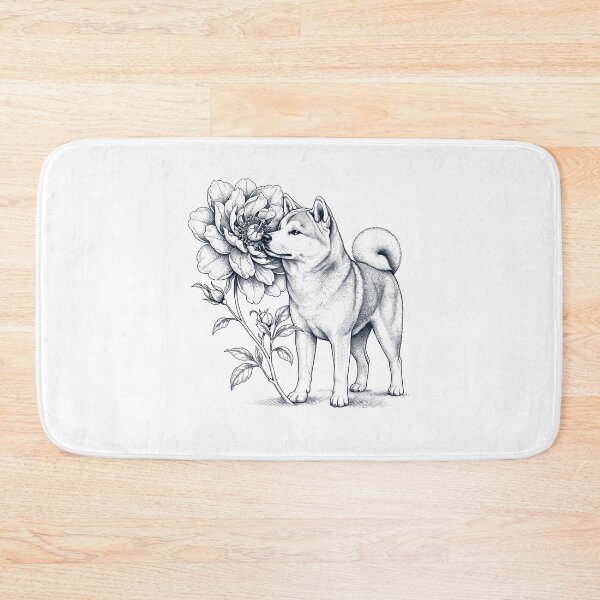 Item preview, Akita Smell Flower Dog Lover designed and sold by dian-rody-crest.